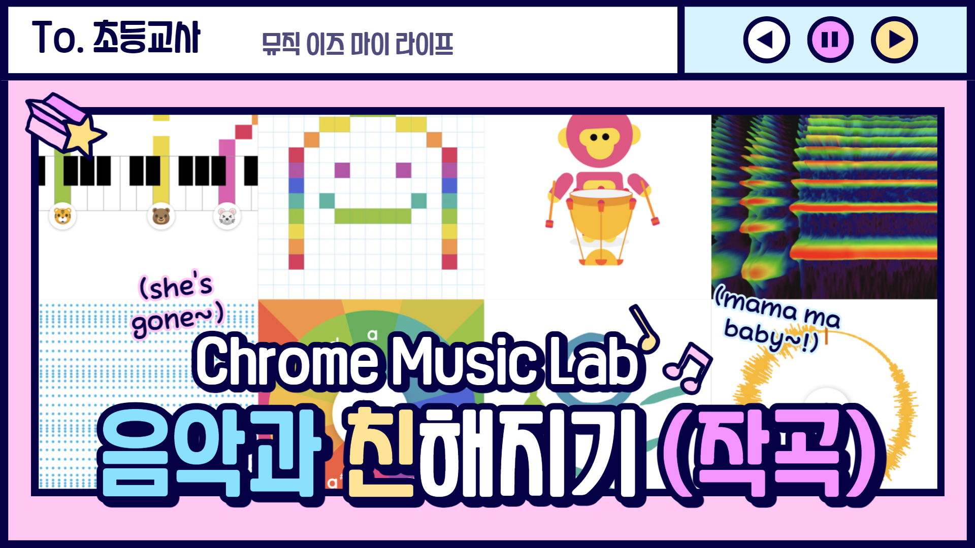 Chrome Music Lab을 활용한 음악과 친해지기 4기